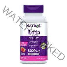나트롤 비오틴 5000mcg 250정 바이오틴 모발영양제 Natrol Biotin, 1통