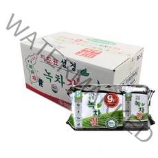 성경식품 지도표 녹차 식탁김 9단, 4g, 108개