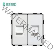 융 스위치 콘센트 전기 110v 220v 돼지코 아일랜드 식탁 팝업 빌트인 간판 타이머 누워서 불끄기 ai 스마트 벽 조명 스위치 부품 흰색 유리 프레임 usb 소켓 기능 모듈, 전화 cat5part