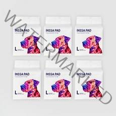 인싸패드 강아지 배변패드 논슬립 프리미엄 그린티향 20매, 6개