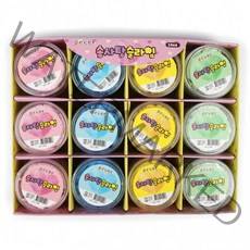 액체괴물 감각발달 24개 어린이 단체선물 솜사탕슬라임, 상세페이지 참조