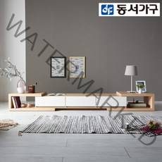 동서가구 착불 이자벨 2400 거실장 DF910389, 그레이