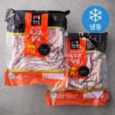 목우촌 닭발 (냉동), 1kg, 2개