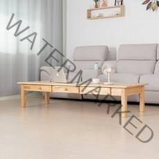 라로퍼니처 몬타 고무나무 원목 좌식 서랍 거실 테이블 소파 좌탁 밥상 1200 1500 1800, 내추럴