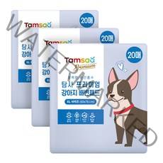 탐사 프리미엄 강력흡수 배변패드 라벤더향, 3개, 특대형(60*76cm) 20매, 20매