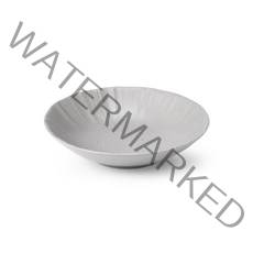 백합 찬기 그릇 접시 13, 백색