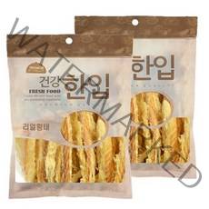 수제명가 애견용 셰프시리즈 건강 한입 간식, 리얼황태, 2개입