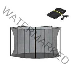 대형트램폴린 사각 트램블린 아기 2인용 트램폴린 안전망 교체 내부 보호 울타리 트램폴린 보호 내부 그물 101214 피트 68 극 액세서리, 10피트 8극