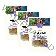 후코홀릭 강아지 건조 간식 100g, 명태 + 베리 혼합맛, 3개