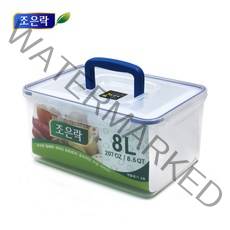 조은락 투명 밀폐용기 4L~12L 냉장고정리 반찬통 김치통