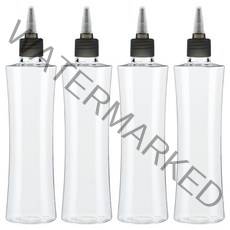 병도매닷컴 투명 뾰족 검정마개 공병 AA270, 270ml, 4개입