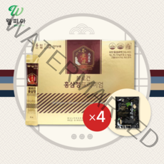 대동고려삼 6년근 불로건 홍삼정 프리미엄 진세노사이드 20mg 흑삼캔디, 4개