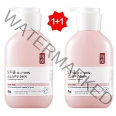 K뷰티 일리윤 오일스무딩 클렌저 500ml 오일샤워 동백오일함유, 촉촉바디워시 500ml 1+1