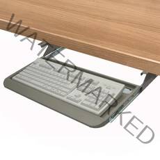 키보드 트레이 받침대 슬라이딩형 거치대 600, 단품, 단품