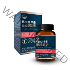 웰리즈 루바브 추출 프리미엄정 1 000mg X 60정, 1개(2개월분) 60정
