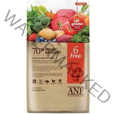 ANF 전연령 독 식스프리 레드 소고기 건식사료, 소, 2kg, 1개