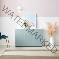 [리코디자인] 몬타나 1200 수납장, 민트