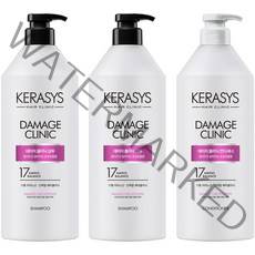 케라시스 데미지 클리닉 샴푸 980ml x 2p + 컨디셔너 980ml 세트, 1세트