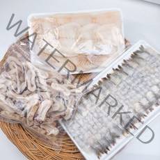 M간편하게 부쳐먹는 손질 명태전+노바시새우30미+오징어링, 단품