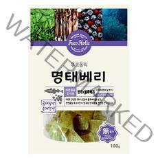 후코홀릭 강아지 수제간식 100g, 명태 + 블루베리 혼합맛, 1개