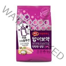밥이보약 1세 이하 탄탄한 성장 고양이 건식 사료, 닭, 3.4kg, 1개