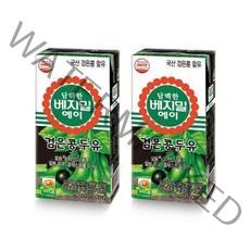 정식품 담백한 베지밀에이 검은콩두유 6박스/총 96팩, 담백한 베지밀 A(에이) 검은콩 두유 190mlx96팩