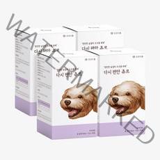 코코다움 다시 편안 츄르 강아지 기관지 호흡기 기침 협착증 켁켁거림 영양제, 4박스 (3+1구성)