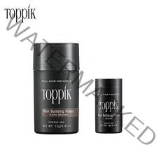 토픽 TOPPIK 어두운갈색 12g+3g 천연양모케라틴 흑채 증모제 펌프별매, 1개, 토픽 12g+3g 어두운갈색