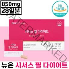 식약처 인정 뉴온 시서스 필 다이어트 28정 이나영 다이어트 체 지방 감소 건강기능식품 보조제 가루 팔뚝 뱃살 체중 관리 컷팅제 추천 씨저스 시저스 시써스 씨서스 시서쓰 시써쓰, 1박스, 850mg x 28정