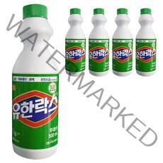 유한락스 후레쉬, 500ml, 5개