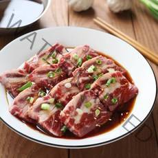 미국산 시그니쳐 숙성양념 LA갈비 500g/1팩 냉동, 없음