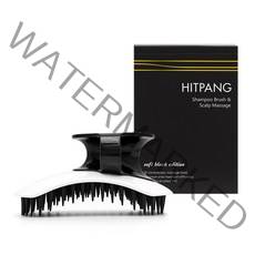 히트팡 두피 마사지 겸 샴푸 브러쉬 소프트 블랙 에디션, 혼합색상, 1개