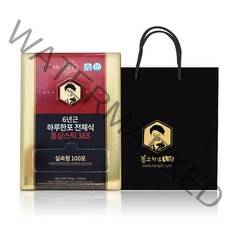 고철남홍삼 짜먹는 6년근 하루한포 전체식 홍삼스틱365 + 쇼핑백, 10g, 100개
