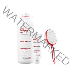 닥터포헤어 폴리젠 플러스 샴푸 500ml + 샴푸 70ml + 두피 클렌징 브러쉬 세트, 1세트