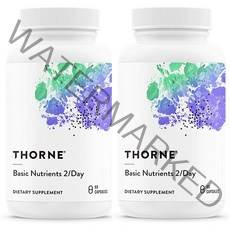 ThorneResearch 쏜리서치 기초영양소 종합비타민 60정 2병 basic nutrients