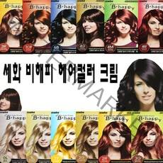 세화 비해피 헤어 컬러 크림 6B 딥블루블랙, 1개