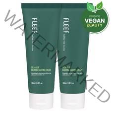 플리프 시카 알로에 카밍 저자극 쉐이빙 면도 크림, 100ml, 2개