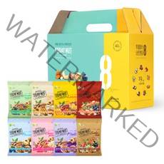 투데이넛 너트한줌 8종 x 5봉 선물세트, 40봉, 800g