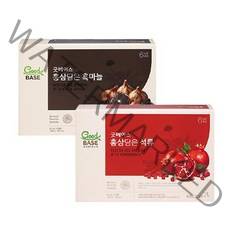 정관장 [굿베이스] 홍삼담은석류(50ml 30포) + 홍삼담은 흑마늘(50ml 30포), 단품없음, 1세트