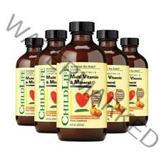 차일드 라이프 [5개 SET] 종합 비타민 & 미네랄 8 Fl.Oz. (237ml) ChildLife Multi Vitamin Mineral Fl Oz, 1개