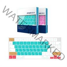 비단고티 마카롱키스킨 애플 맥북프로16 MNWE3KH/A 고급 한영키스킨 16.2인치 (9529174), 민트(Mint), 문자인쇄-마카롱