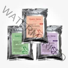 퀸즈헤나 라인 3set 천연헤나염색약 인도직수입 정품, 레드+네추럴+브라운