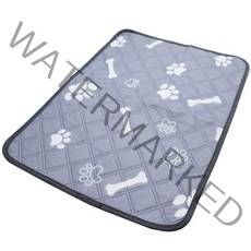 강아지 고양이 침대 소파 마약방석 dog pet peepads reusable washable mat Blanket sorbent tineer 기저귀 강아지 훈련 패드 pet, 175x90cm, 그레이 프린트