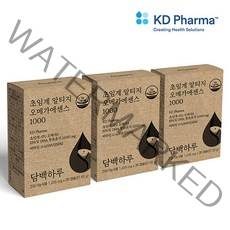 담백하루 초임계 알티지 오메가3 에센스 1000 3개월 3박스 비타민D600IU 90캡슐