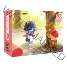 카카오프렌즈 직소퍼즐 500pcs: 두근두근 프로도 네오, 500피스, 혼합 색상