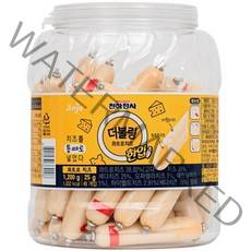 진주햄 천하장사 더블링 한입 콰트로치즈 소시지, 1200g, 1개