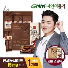 [1포 진세노사이드 15mg] GNM 진일품 6년근 홍삼정스틱 골드+쇼핑백, 1박스, 10ml, 30포
