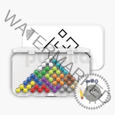 퍼즐리아 점보구슬퍼즐 삼각 노인용, 1개, 1set