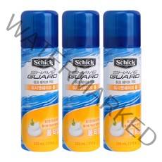 쉬크 쉐이브 가드 워시앤쉐이브 폼, 210g, 3개
