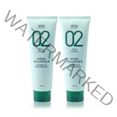 아모스 녹차실감 모이스처 팩 250ml x2개, 2개